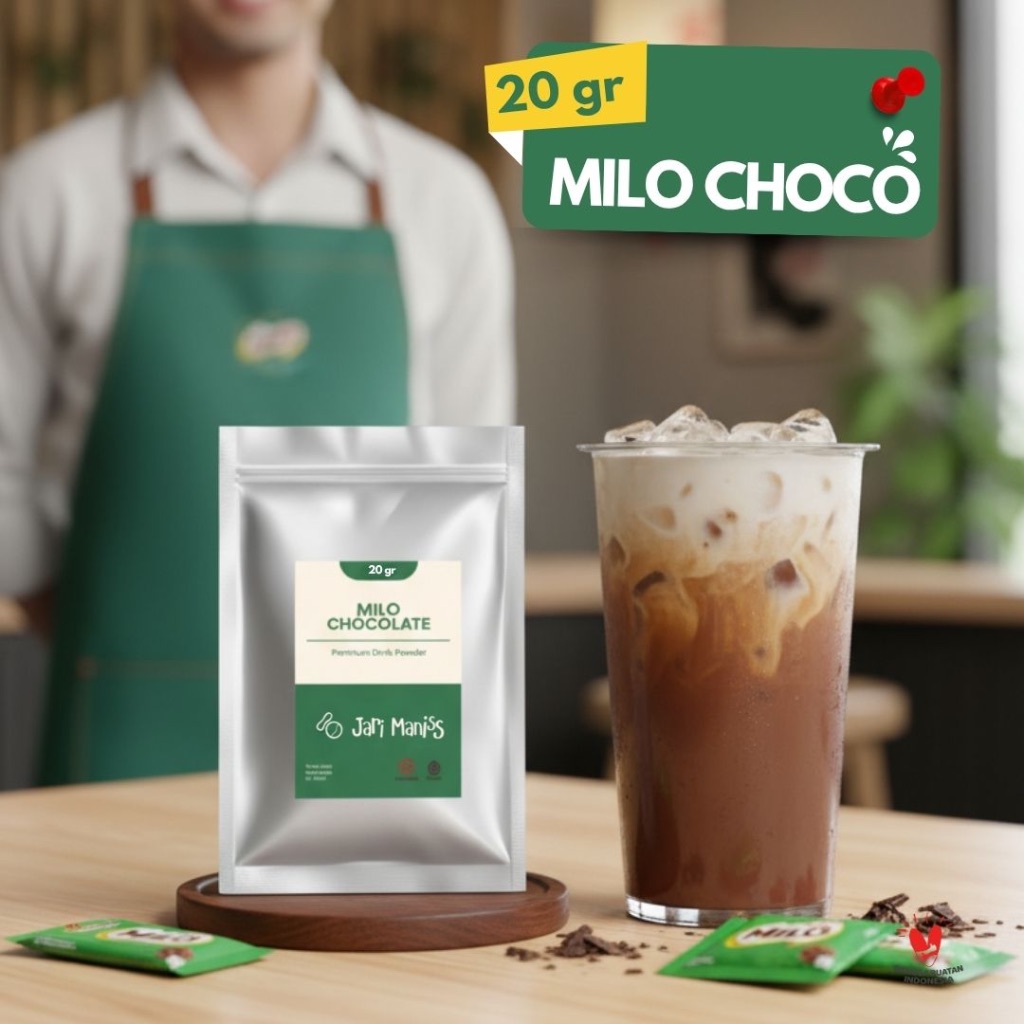 JARI MANISS MILO CHOCOLATE Premium powder 20 gr | Bubuk minuman COKLAT MILO premium | Bubuk Minuman 