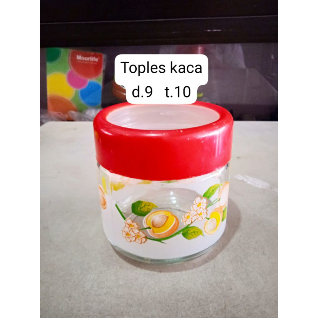 Toples kaca kecil