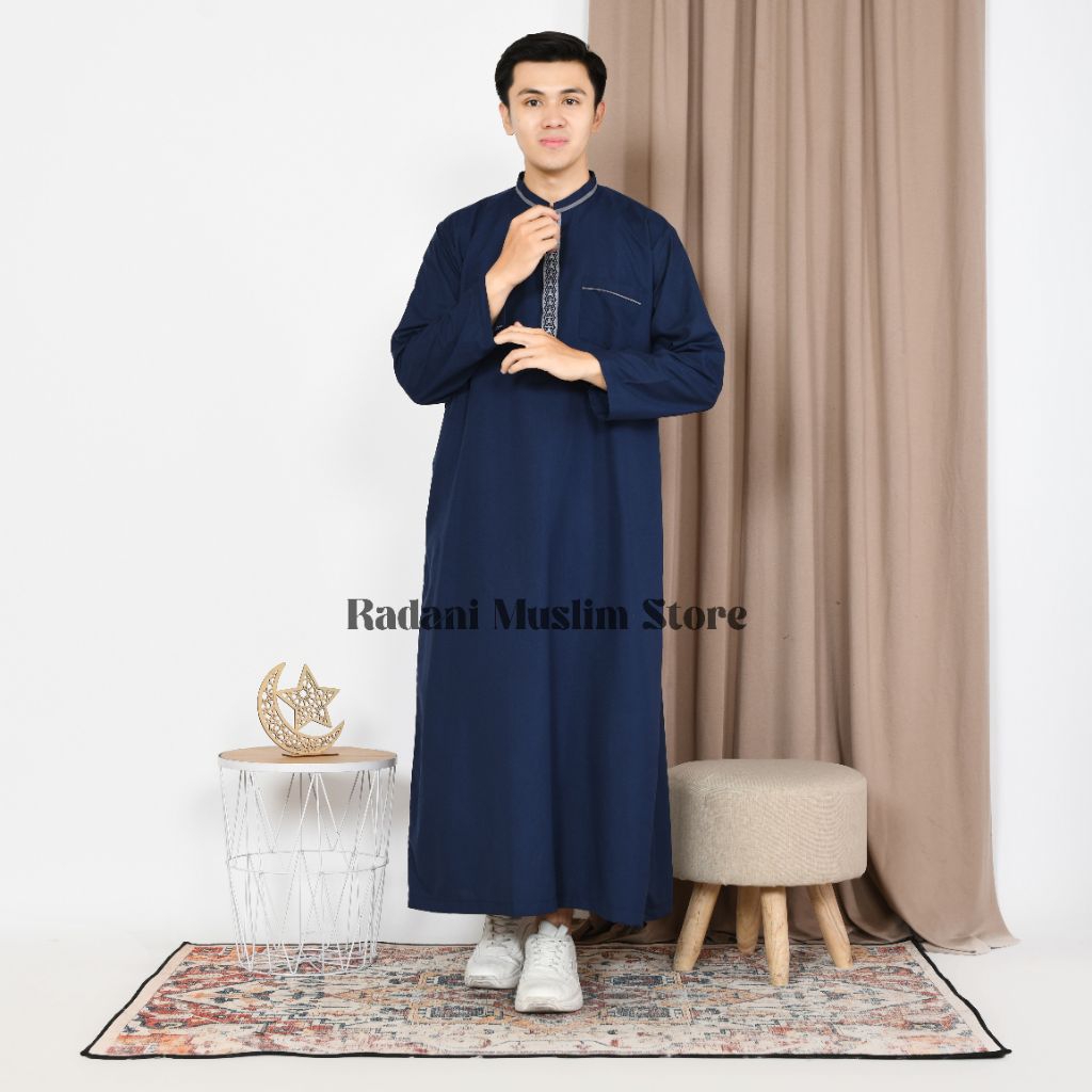 Jhubah Bapak2 Baju Terusan Luaran Adem Busana Mslim Jubah Cowo Dewasa Pakean Juba Busana Muslim Juba