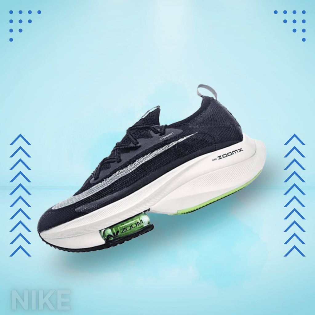 (100%ORIGINAL) ALPHAFLY NEXT% ORIGINAL BLACK / WHITE NOIR