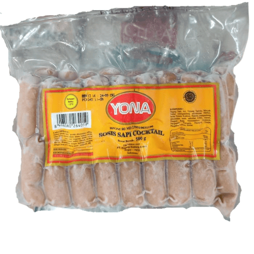 Yona sosis sapi cocktail 500 gr