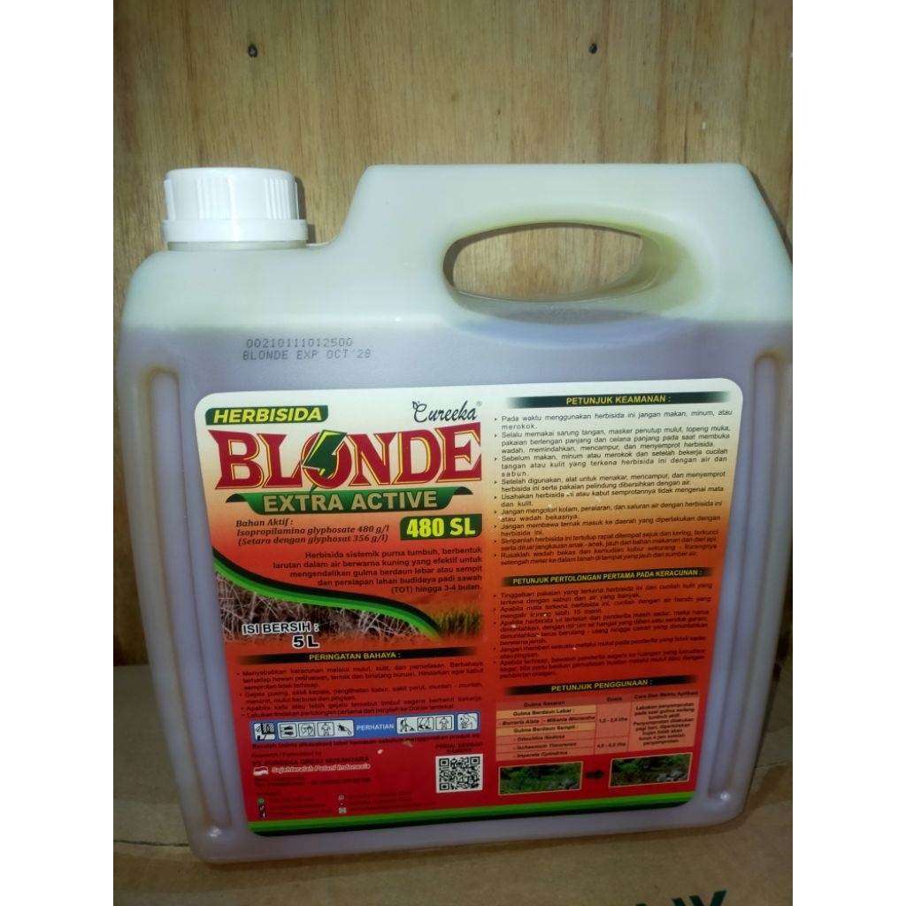 HERBISIDA SISTEMIK BLONDE 480 SL 5 LITER