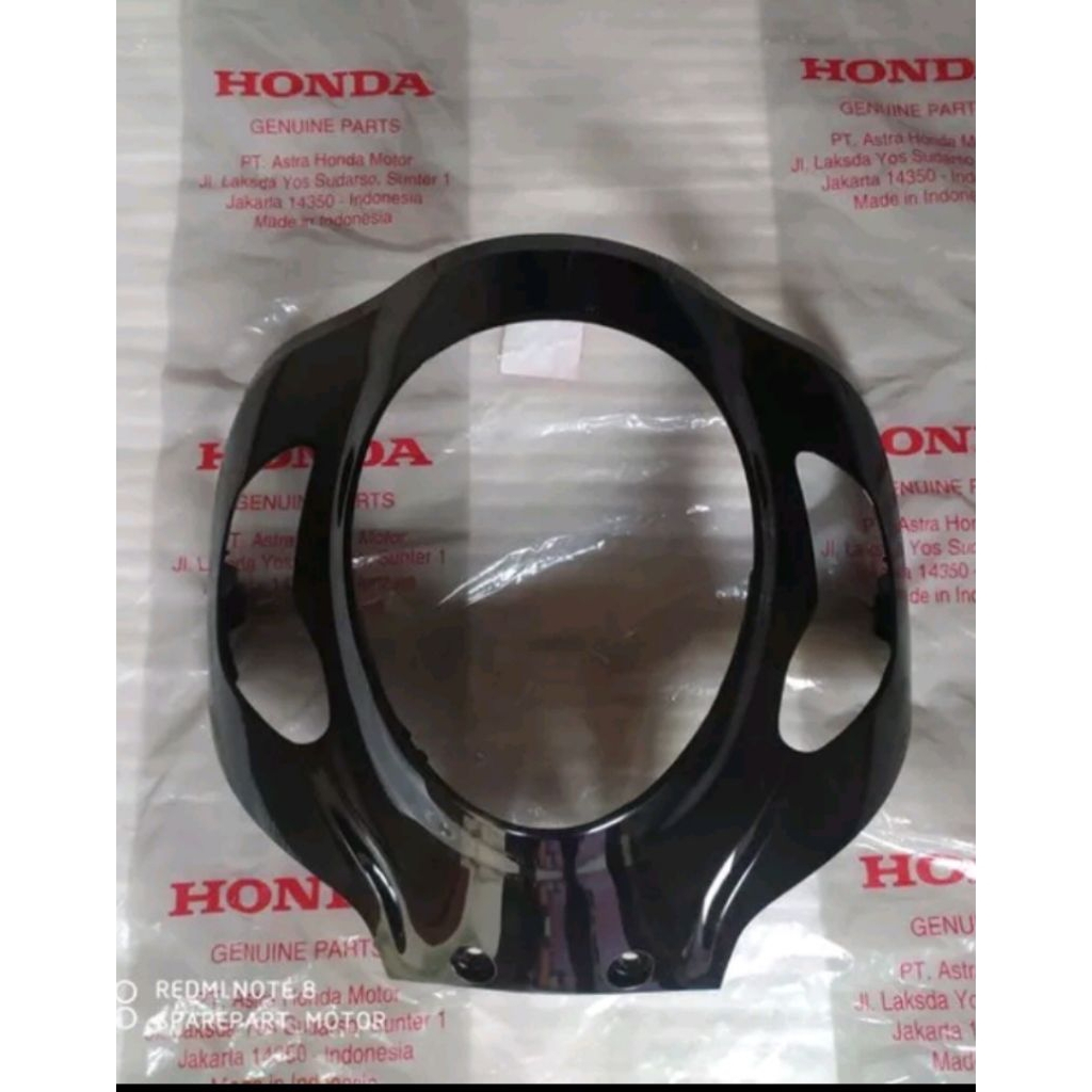 cover front Panel tameng HITAM body depan Scoopy new esp prestige sporty fashion black K2F 2021 2022