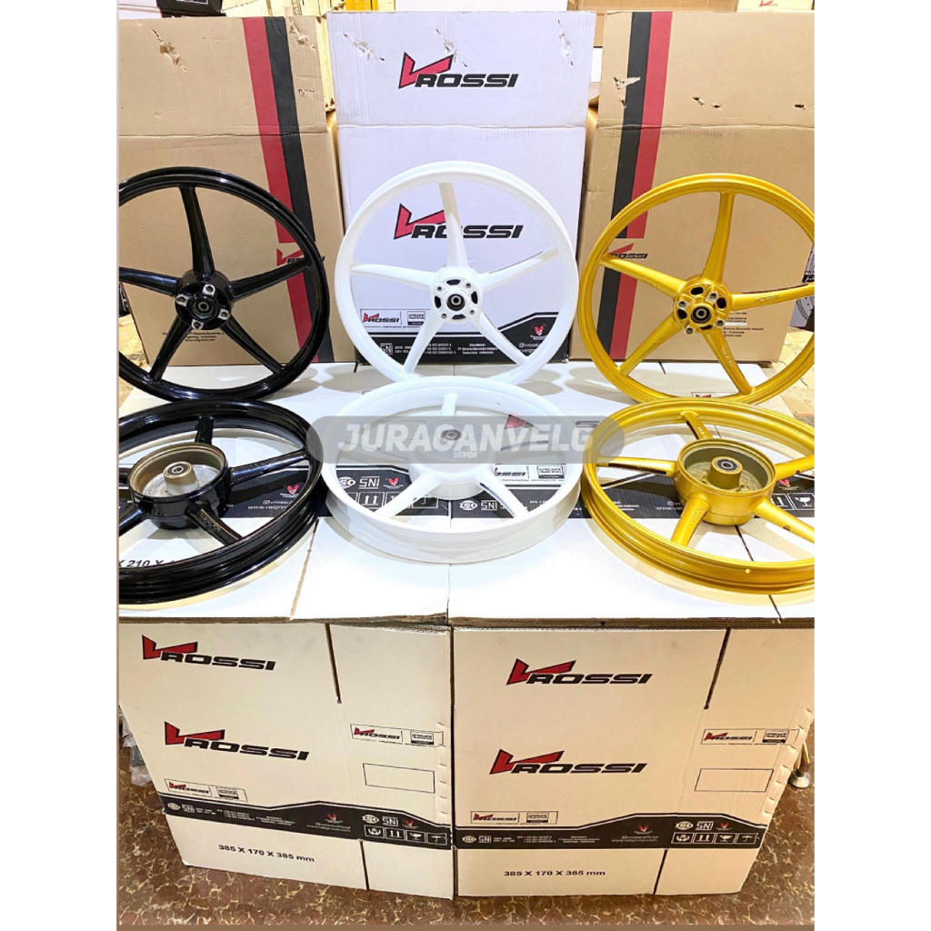 VROSSI SPRINT SANCA PALANG 5 RCB - MX OLD, JUPITER Z, F1ZR, VEGA R | BLACK - GOLD - WHITE