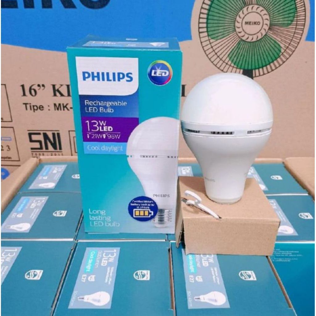lampu emergency Philips 13 Watt menyala ketika mati lampu tahan 12 jam