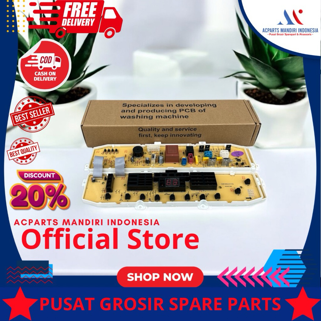 LG TS75VM / TS81VM / TS91VM modul pcb mesin cuci Top Loading