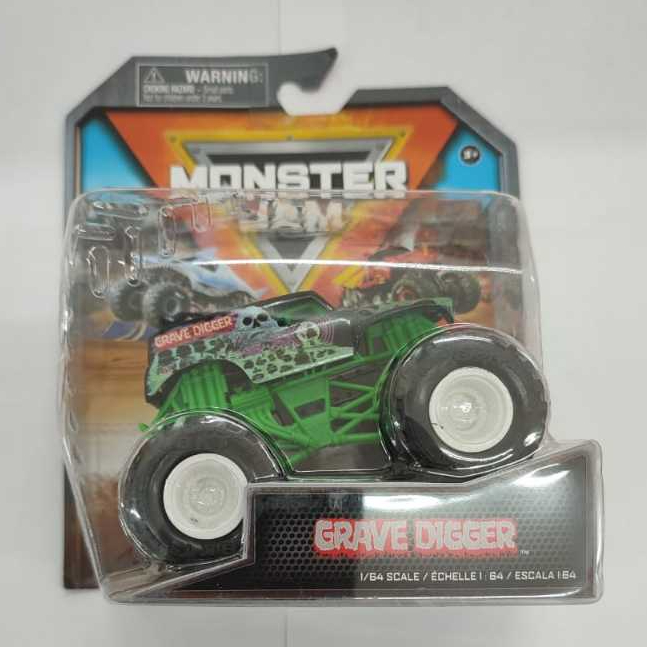 Hot Wheels monster jam GRAVE DIGGER Hitam Ban Hitam Mix 28 Spin Master hotwheels