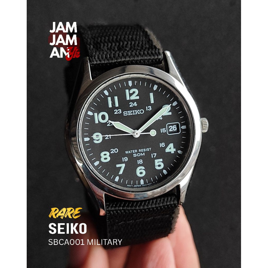 Seiko SBCA001 Quartz Military Rare Item