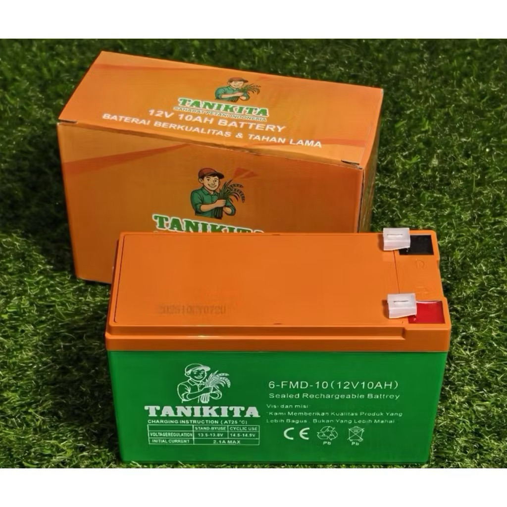 BATERAI AKI ACCU 12V 10Ah  ORI TANIKITA/YONKO/FMB SPRAYER ELEKTRIK BATTERY SPRAYER CBA