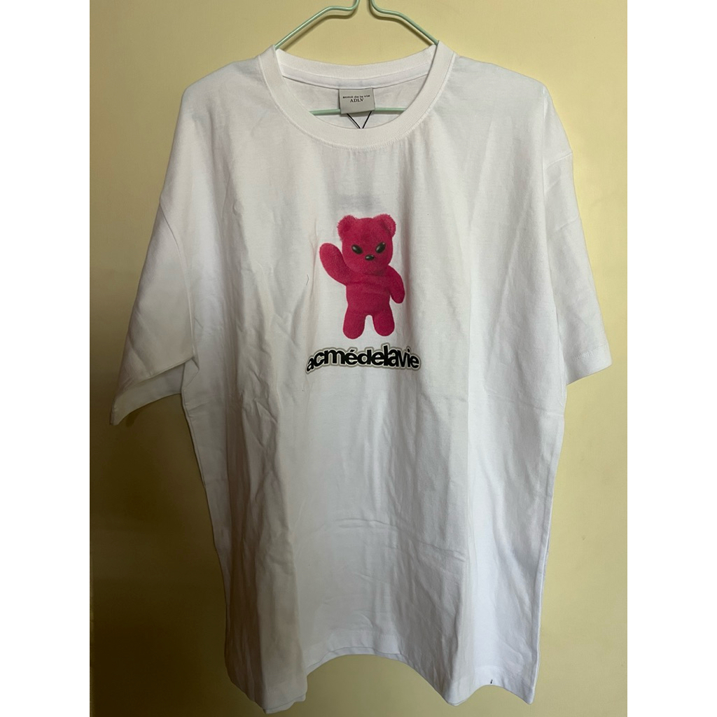 [ NEW WITH TAG ] ADLV PINK ALIEN BEAR TEE ORIGINAL FROM ALAND