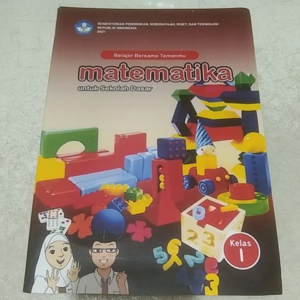 Buku matematika tahun 2021 SD kls 1 bse