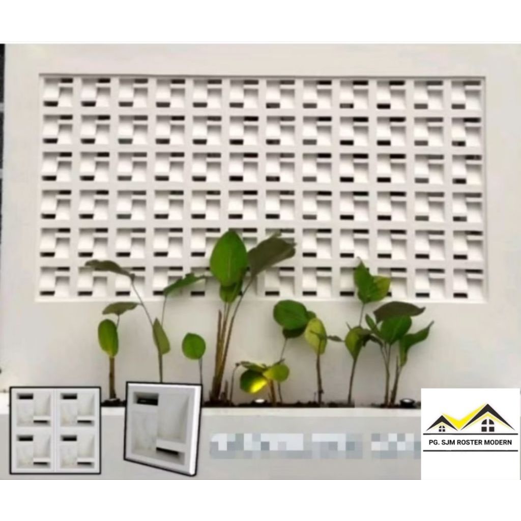 ROASTER beton roster minimalis pagar rumah lubang angin