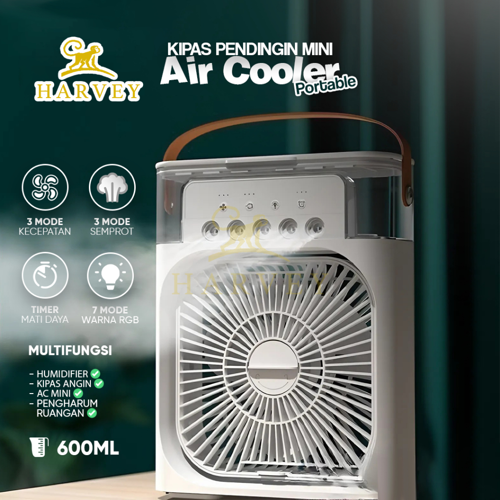 Kipas Pendingin Mini AC | Mini AC Portable Air Cooler Pendingin Ruangan | Air Cooler Mobil Dan Ruang