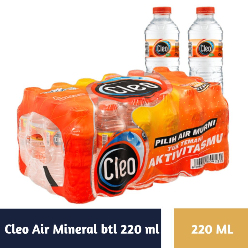 Cleo air mineral botol 220 ML