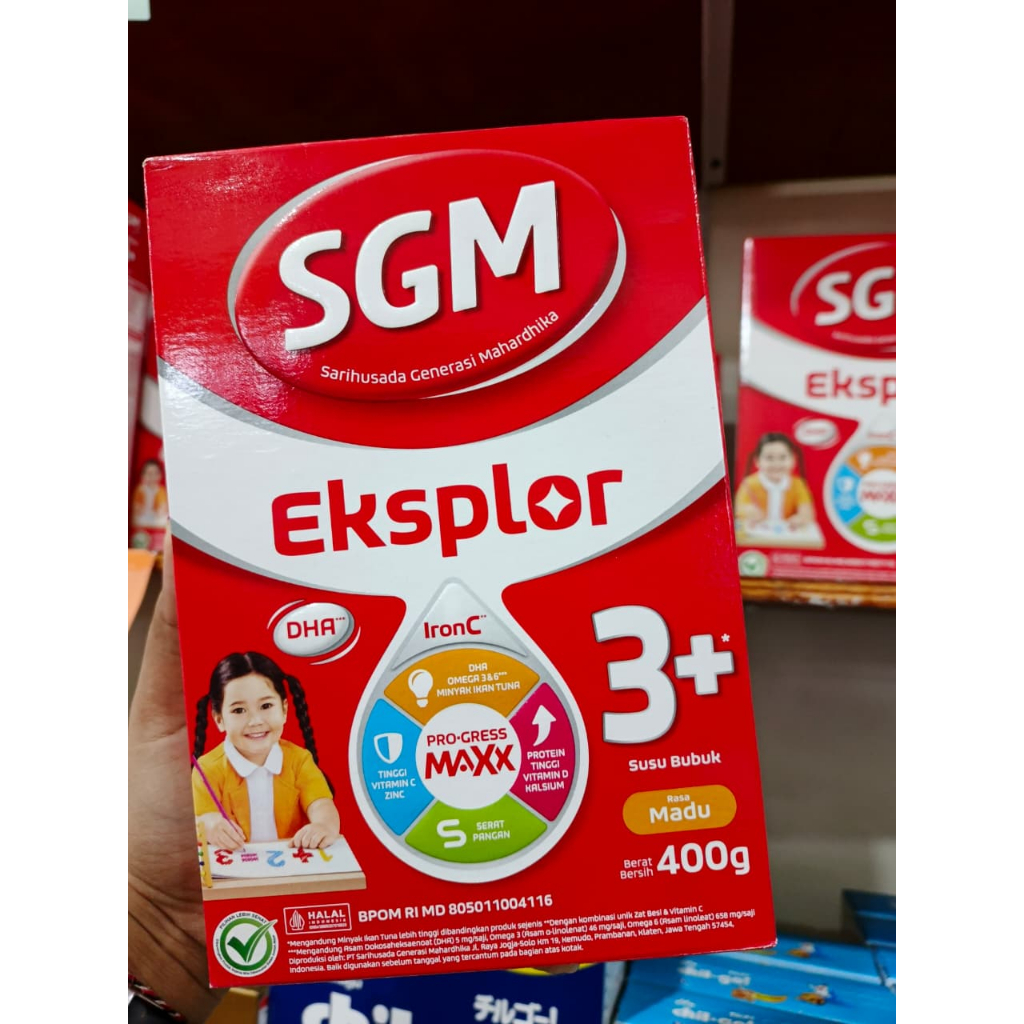 Susu SGM Eksplor 3+ Madu 400 Gram