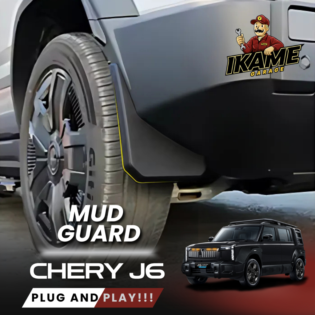 Chery J6 Mud Guard / Mud Guard Chery J6 / Pelindung Lumpur Chery J6 / Chery J6 Pelindung Lumpur / AK