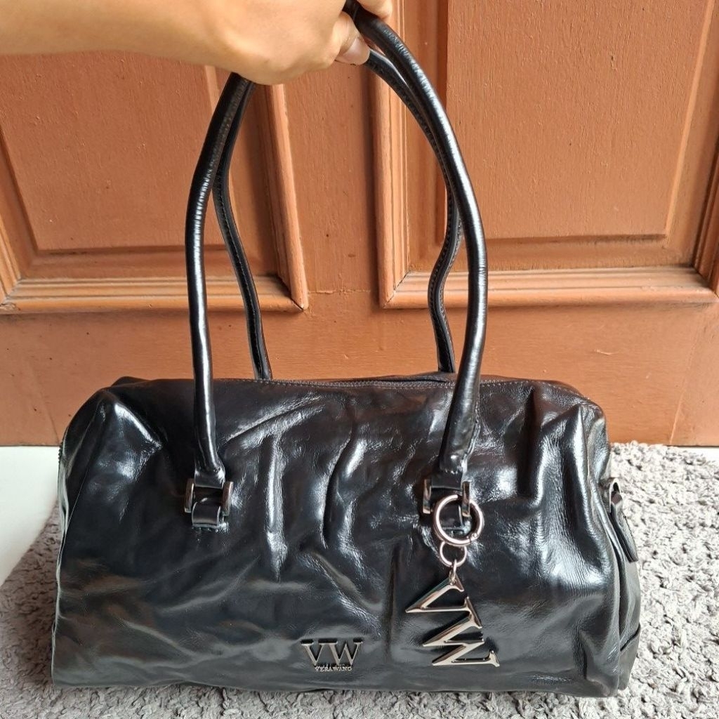 Glossy Bag Vera Wang Shoulder Bag, Kulit Sapi Asli