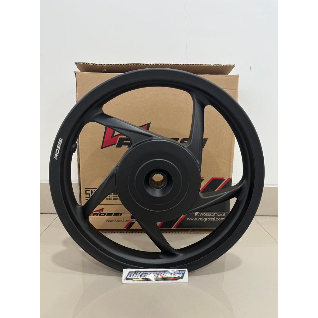 VELG BELAKANG REAR VENOM TECHNO VROSSI BEAT SCOPPY VARIO 110 GENIO SPACY VARIO 125 150 BLACK