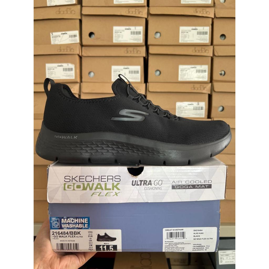 Skechers Go Walk Flex - Ultra Black 216484/BBK Men Shoes Original