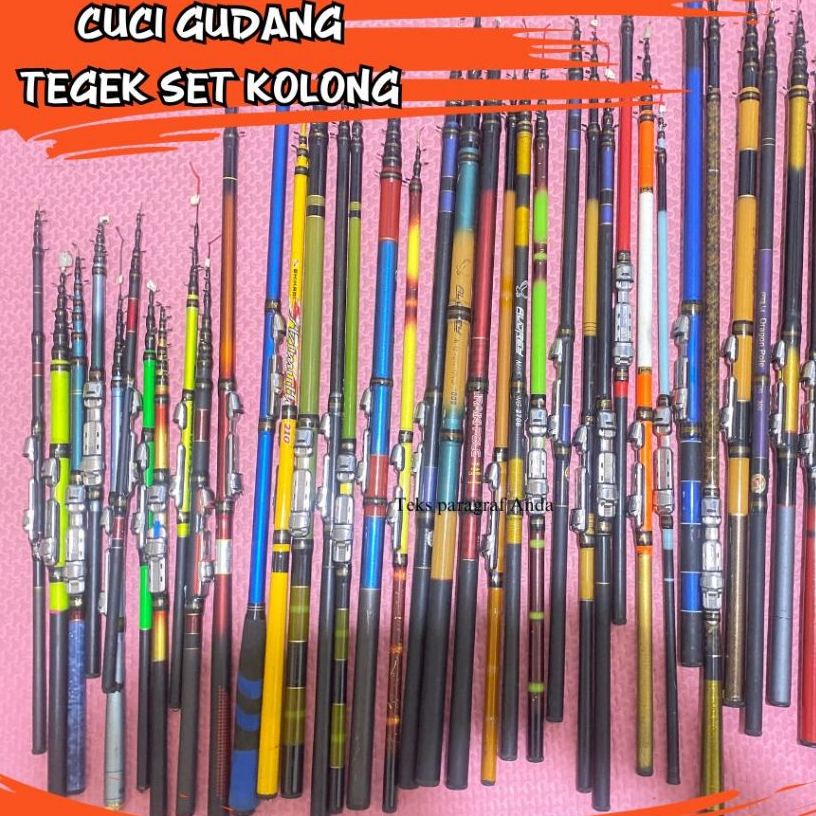 tegek kolong termurah fiber lentur cuci gudang audrey orca ogawa emran exori