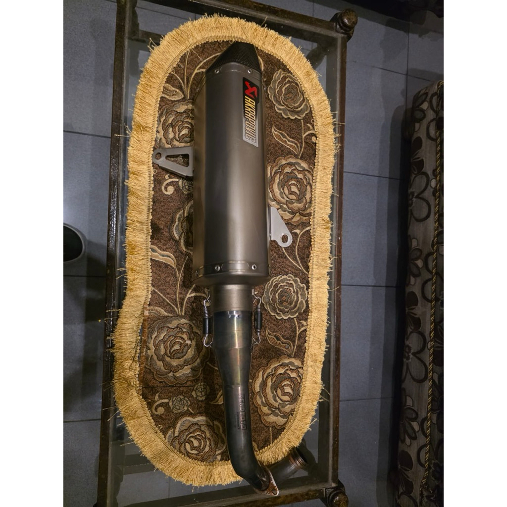 knalpot akrapovic titanium xmax old original