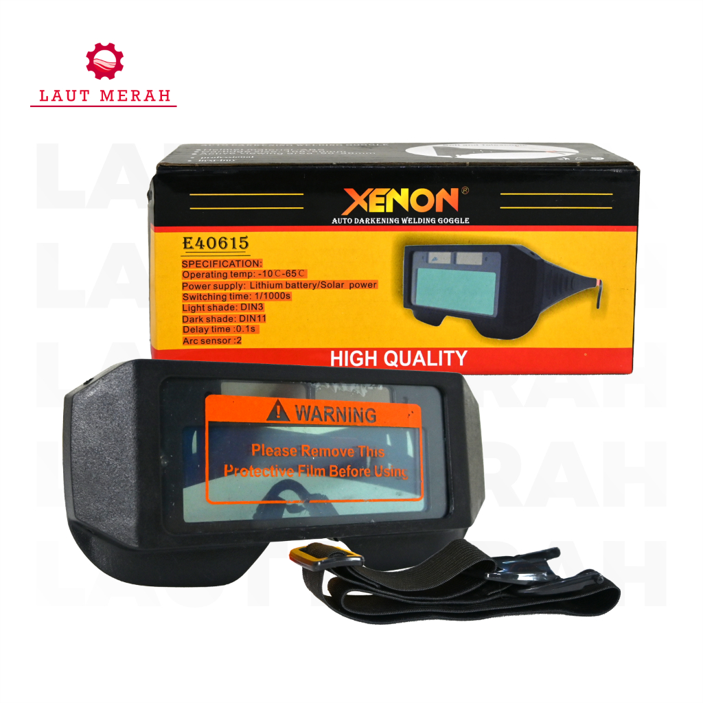 Xenon Las Auto Dark Kaca Mata Las Otomatis Welding Darkening