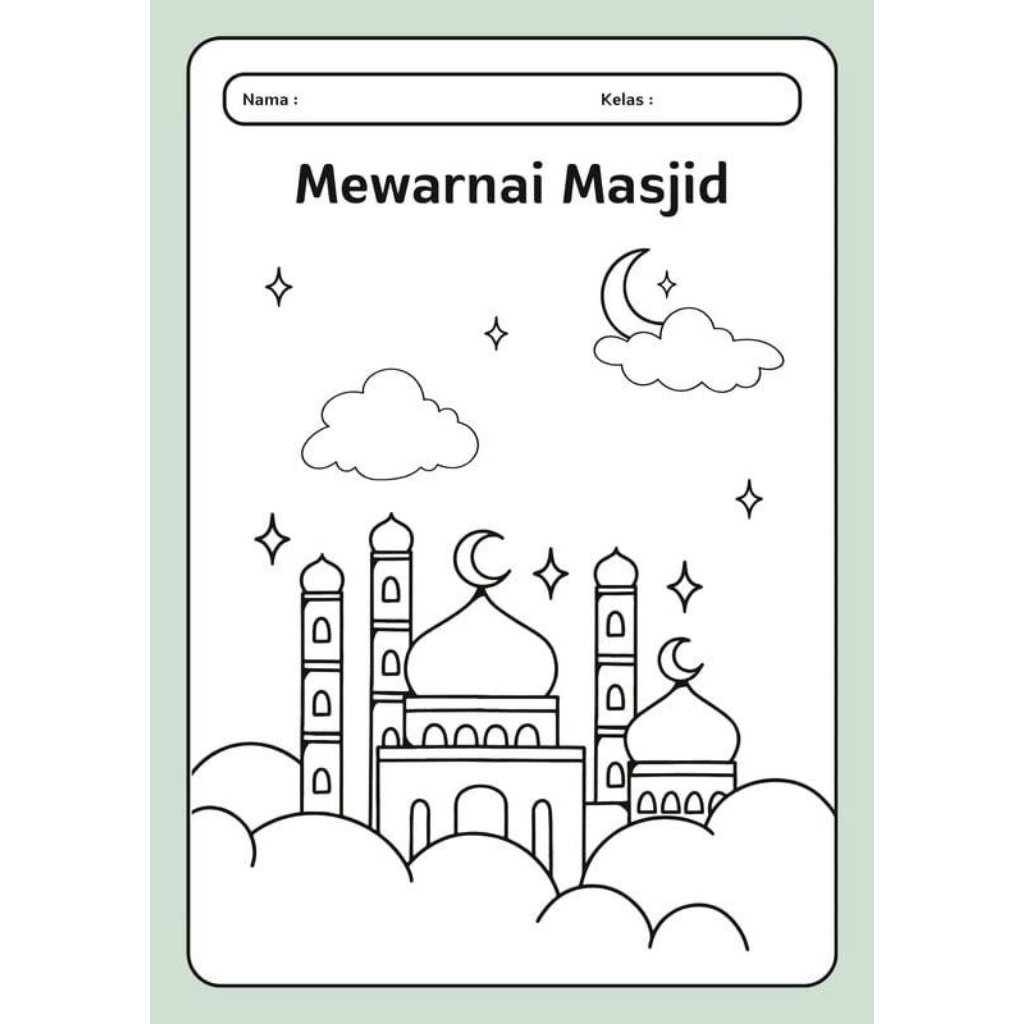 Mewarnai gambar Paud/TK/SD