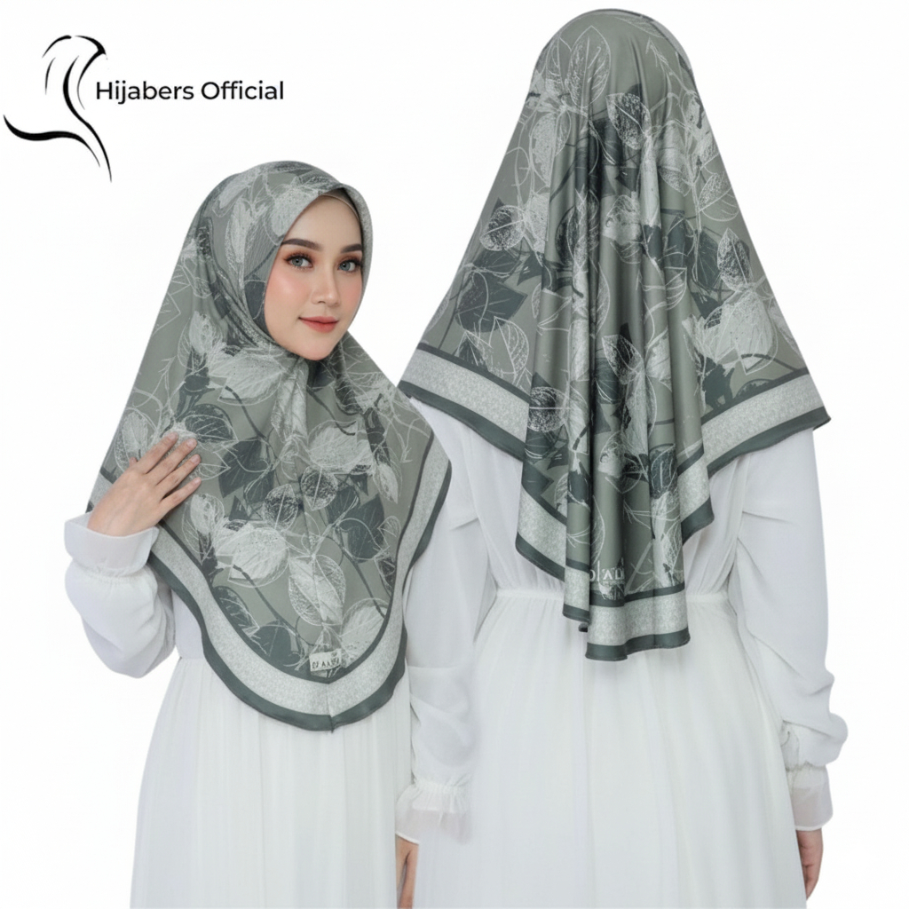 Jilbab instan Bergo Motif Printing Jersey Premium - Mahkota Muslim Kerudung Wanita Dewasa Panjang