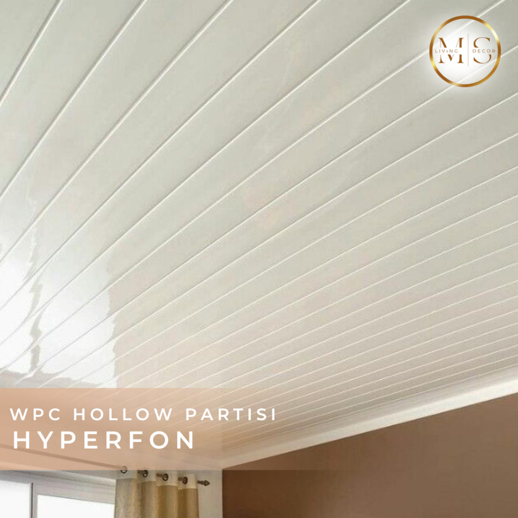 Plafon PVC HYPERFON By Taco Untuk Rumah/Hotel/Sekolah/Kantor Motif Beragam Tebal 8 mm