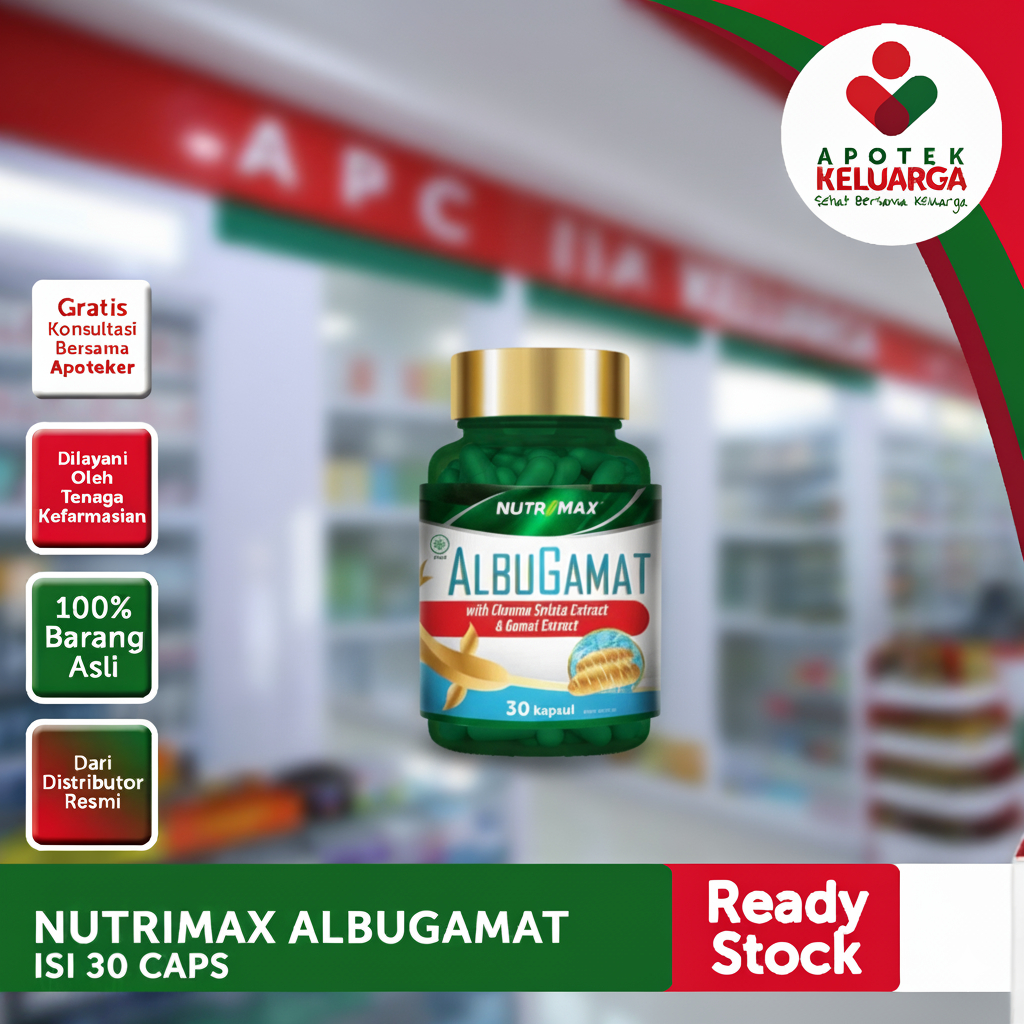 Nutrimax AlbuGamat Ekstrak Ikan Gabus 30 Kapsul