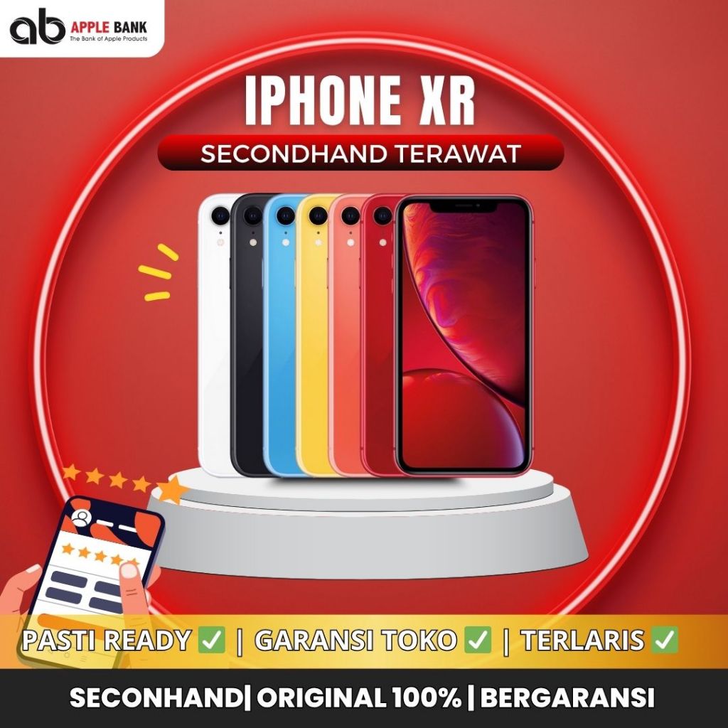 IP XR 64GB/128GB/256GB SECOND INTER NORMAL BEKAS TERAWAT BERGARANSI