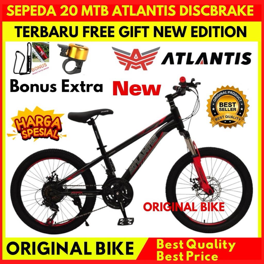 Sepeda Gunung Anak 20 MTB ATLANTIS 690 Rem Discbrake 21 Speed Terbaru