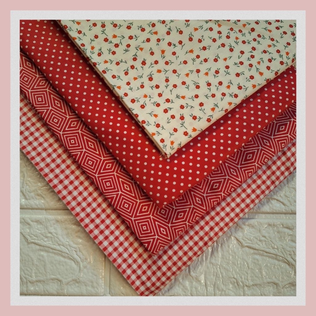 1 Set Kain Perca Katun Japan Design Tokai Senko original