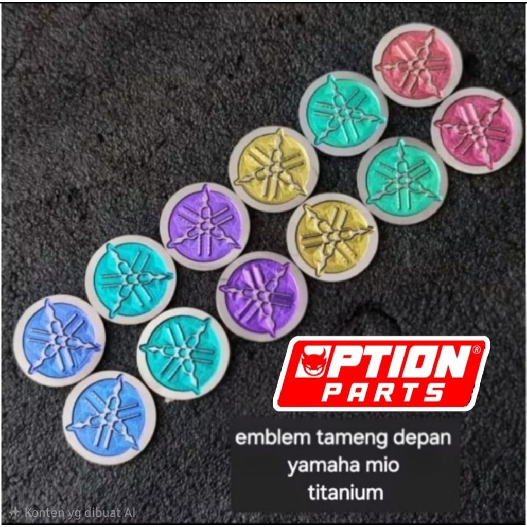 Emblem Logo Yamaha Titanium