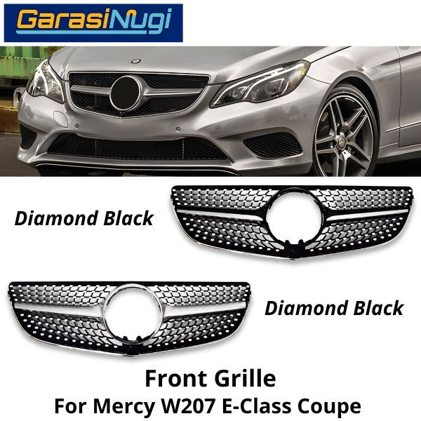 Mercedes W207 C207 Mercy E-Class Coupe Grill Chrome Grille Diamond GTR