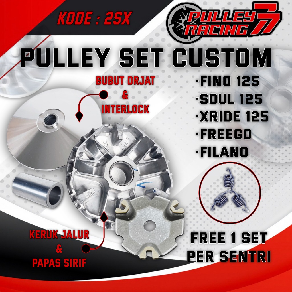Pulley Rumah Roller Fazzio Freego Filano Fino Xride Soul Yamaha 125 Original Yamaha PNP