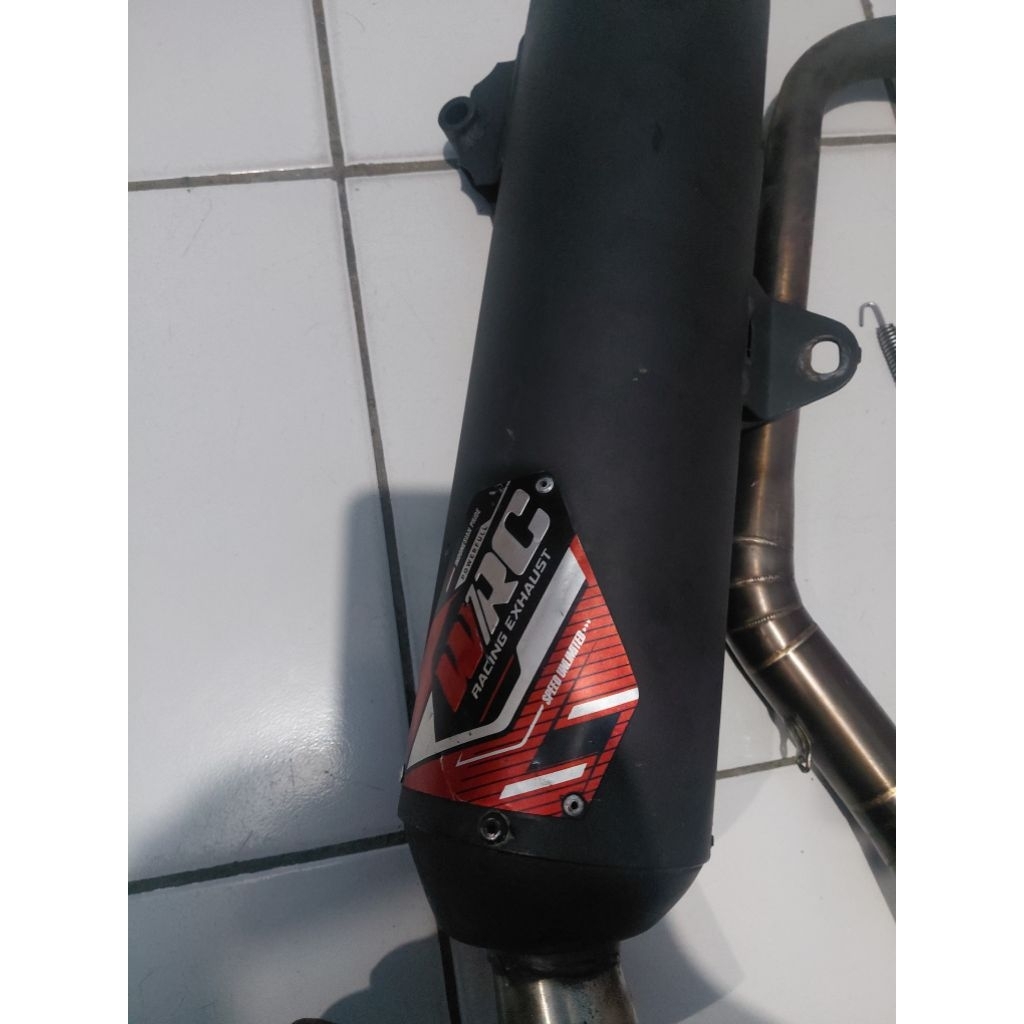 knalpot wrc original aerox old
