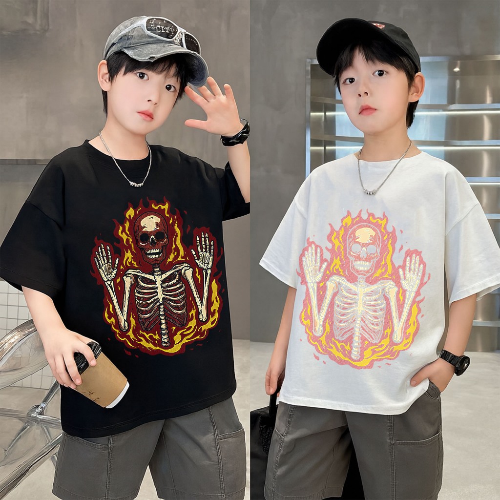 Kaos anak pria|2-12 Tahun|Cetak Korea|korea style premium baju atasan|Anak pria 10 tahun import top|