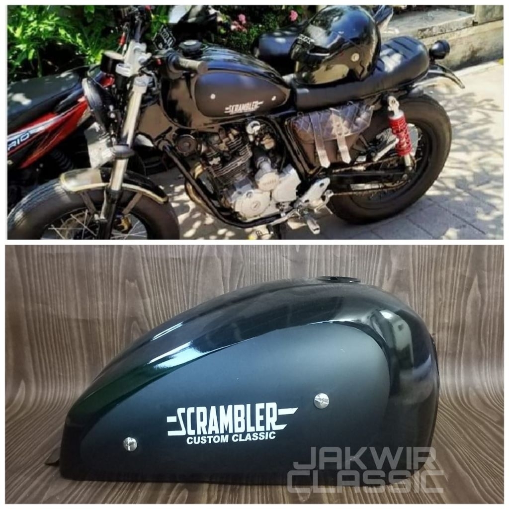 Tangki Japstyle Motor Custom Scrambler Tracker Bratcafe