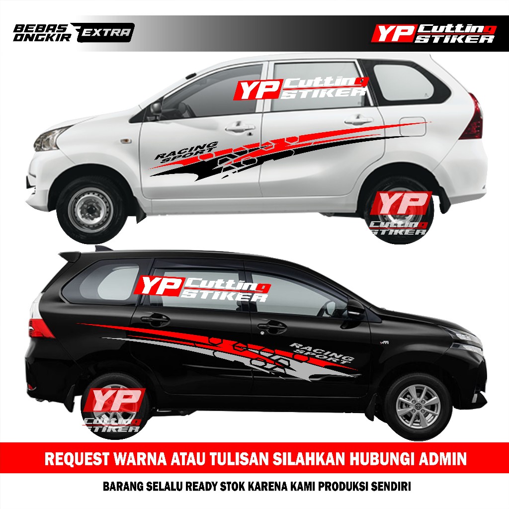 Sticker mobil avanza xenia dll ban stiker list terlaris mobil avanza xenia veloz ban keren terbaru