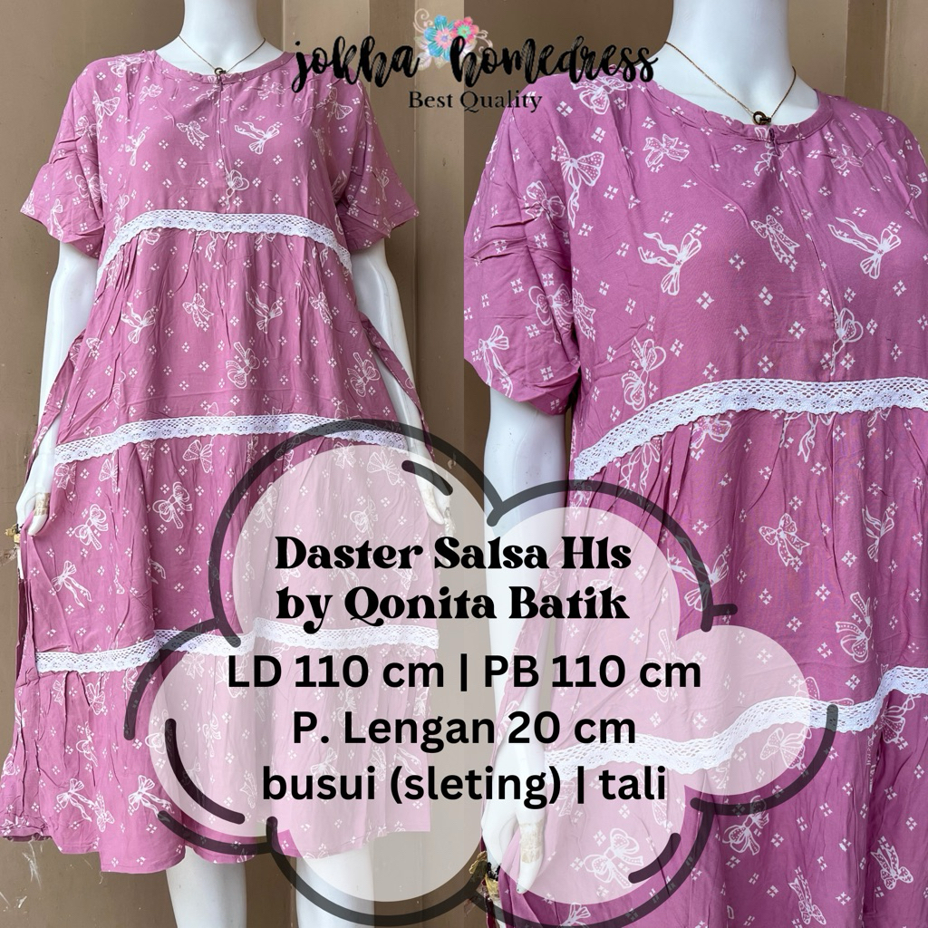 Daster Busui Salsa Susun Hls by Qonita Batik Pekalongan
