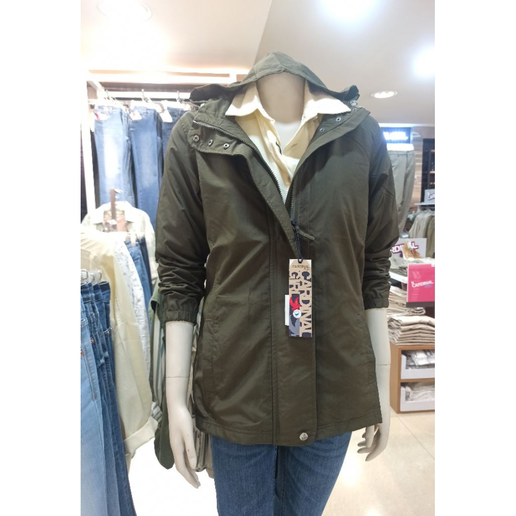 Jaket parasut Cardinal girl new S-XXL