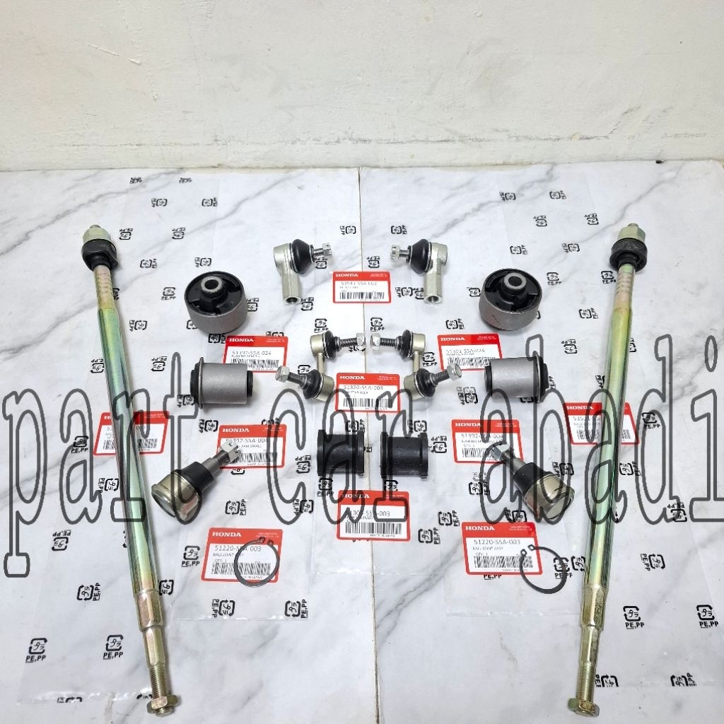 Paketan Hemat Kaki Kaki Full Set Komplit CR-V CRV Gen 2 2002 2003 2004 2005 2006  Bushing Ball Joint