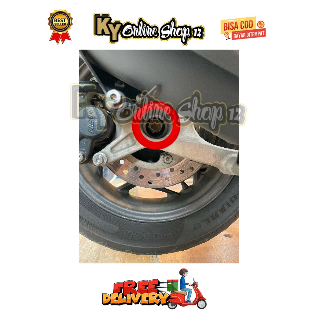 MUR RODA BELAKANG MODEL V-2 PCX 160 STYLO ADV VARIO 160 150 LOKAL CBU NEW OLD ABS CBS TAHUN 2010 - 2