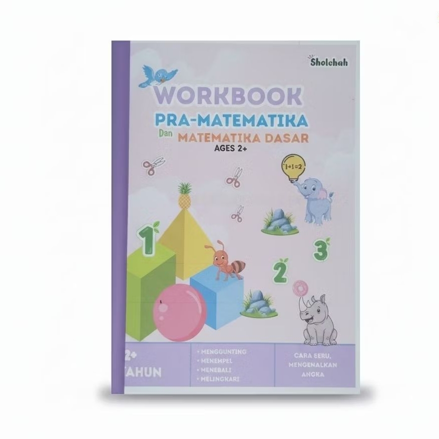 workbook matematika dasar/ belajar angka/ matematika anak usia dini/ buku anak/ buku anak murah/buku