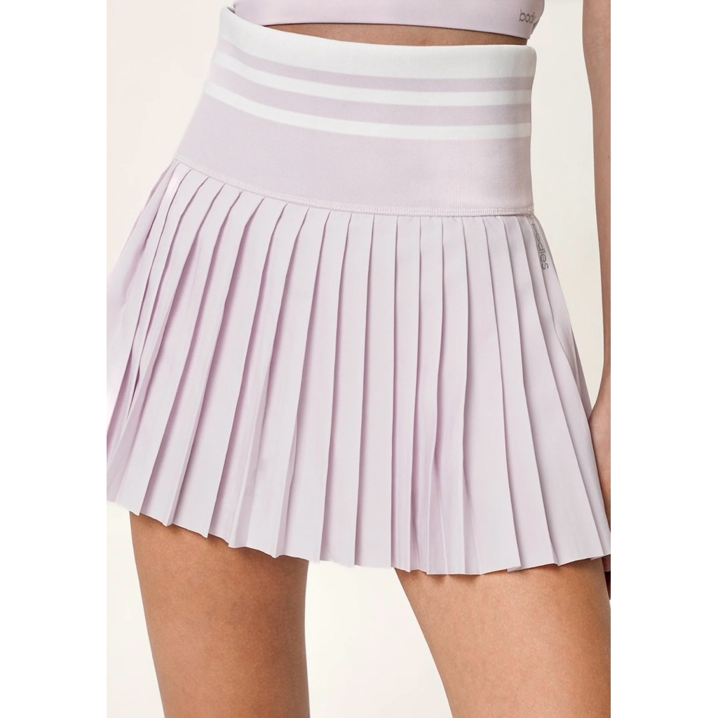 NEW Bodies Sideline Pleated Skirt in Rose