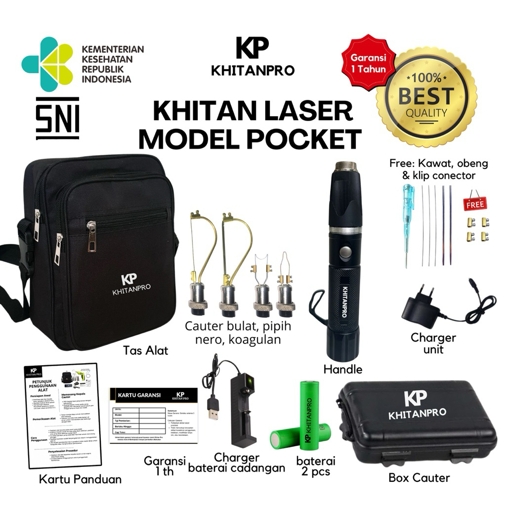 TERLARIS Alat Sunat Laser Portable Model Pocket Sunat Laser Khitanpro Bergaransi 1 Tahun