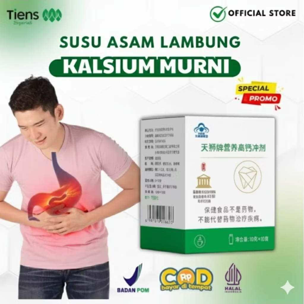 KALSIUM MURNI OBAT HERBAL CINA ASAM LAMBUNG GERD ANXIETY Menyembuhkan Asam Lambung Kronis Gerd & Anx