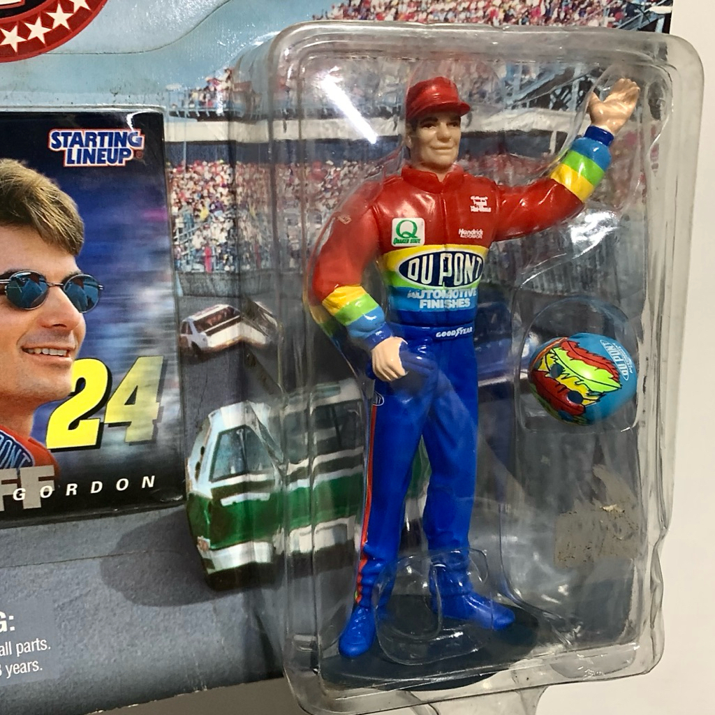 JUAL FIGURE NASCAR JEFF GORDON FIGURE WINNER CIRCLE RARE NASCAR DIECAST ST DUPONT