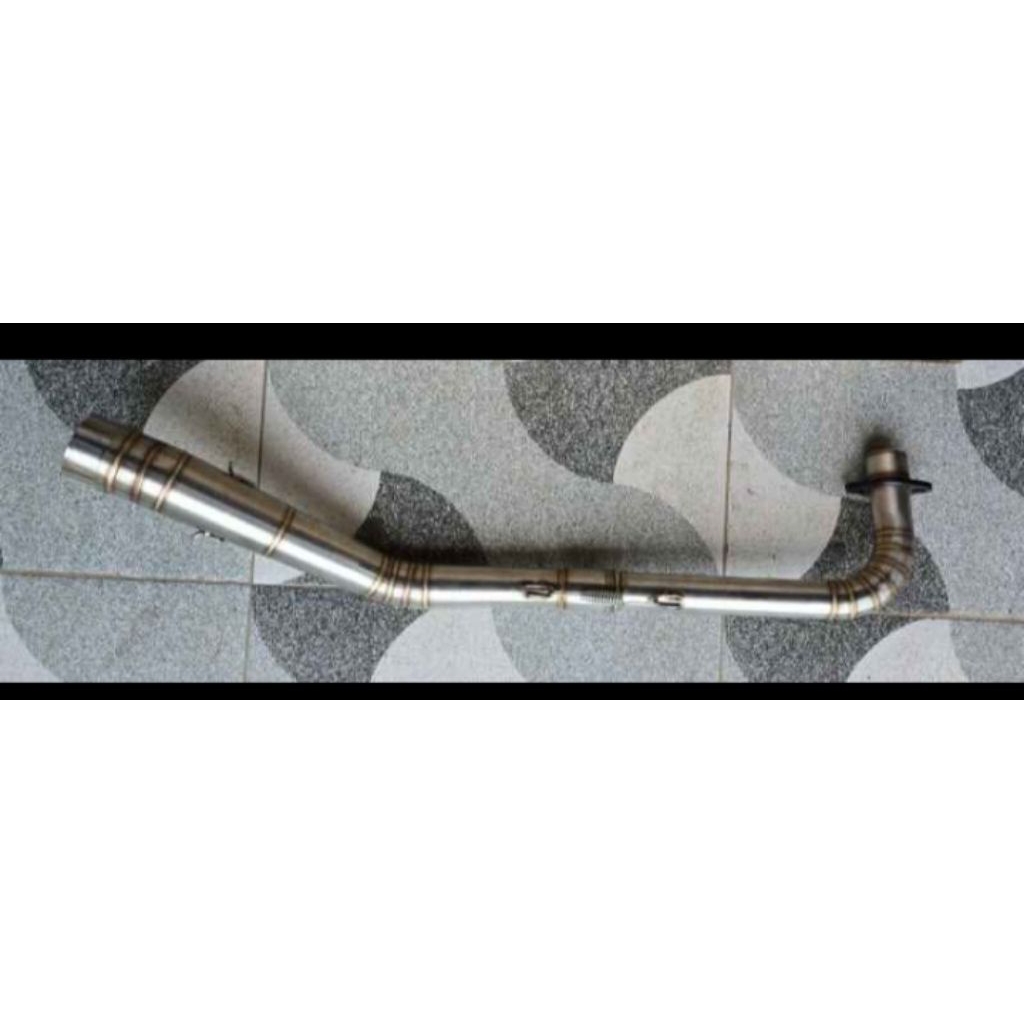 LEHER/HEADER KNALPOT ORI BPRO Full Cacing JUPITER Z,VEGA,SMASH,GRAND,SUPRA LAMA,DLL